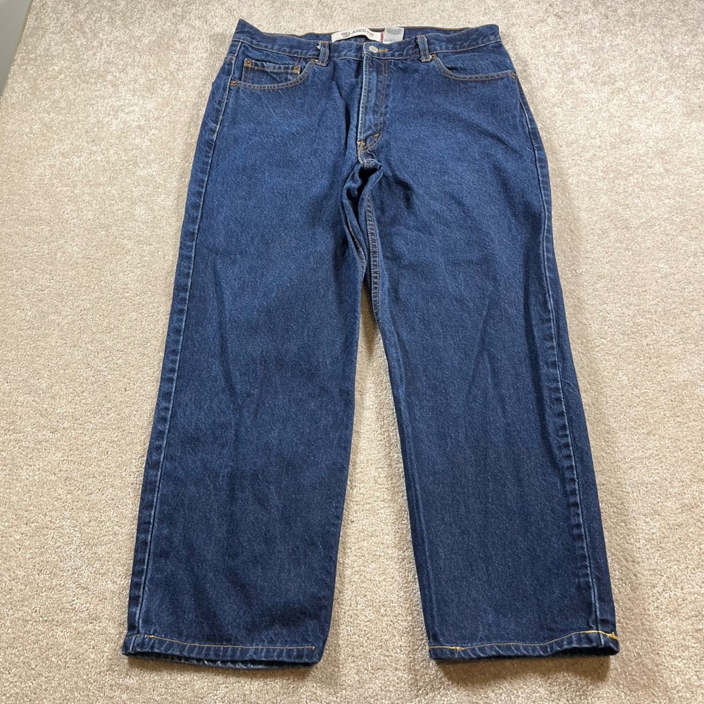 Levi's 550 Relaxed Fit Jeans Mens 36x30 Blue Dark Wash Denim 100% Cotton